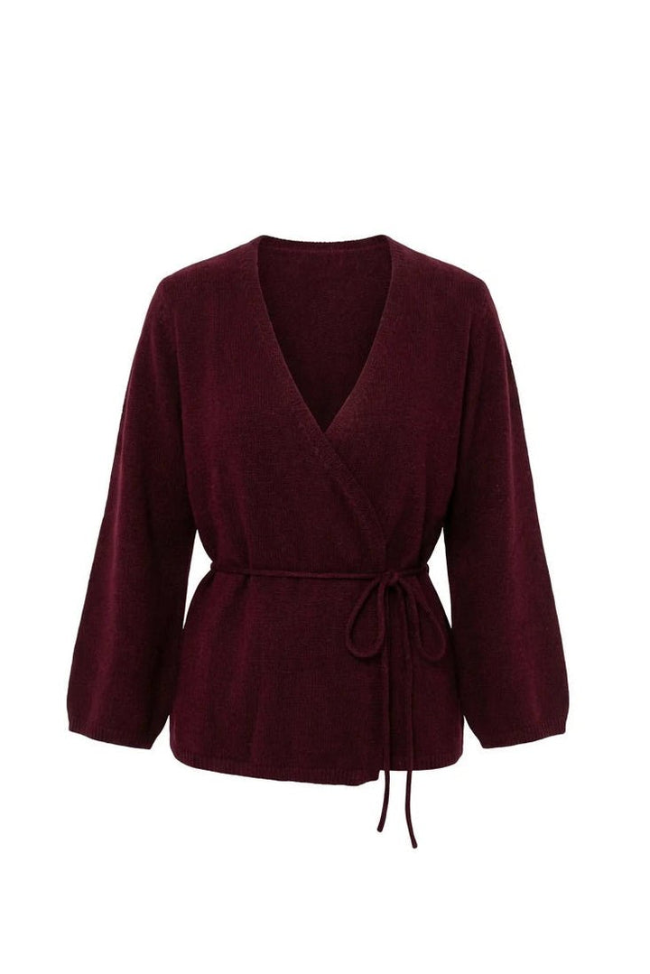 Anne Cardigan Bordeaux | Genser | Smuk