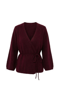 Anne Cardigan Bordeaux