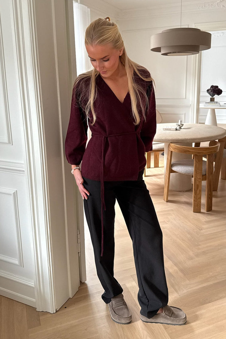 Anne Cardigan Bordeaux | Genser | Smuk