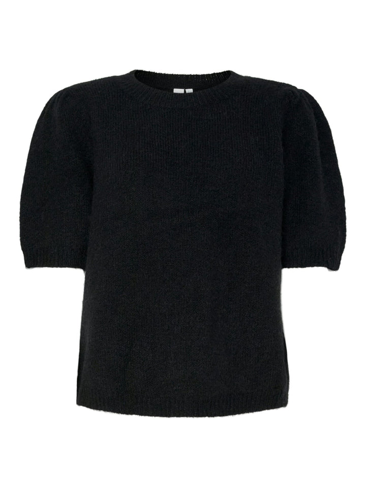 Anne Ss Knit Pullover Black | Genser | Smuk - Dameklær på nett
