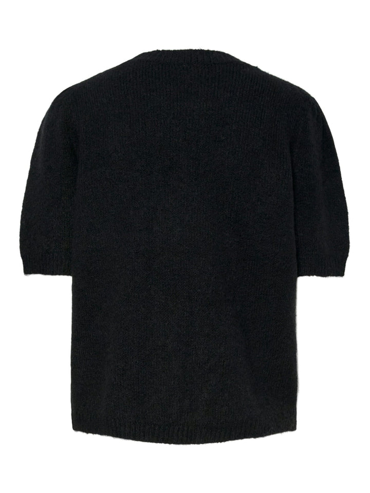 Anne Ss Knit Pullover Black | Genser | Smuk - Dameklær på nett