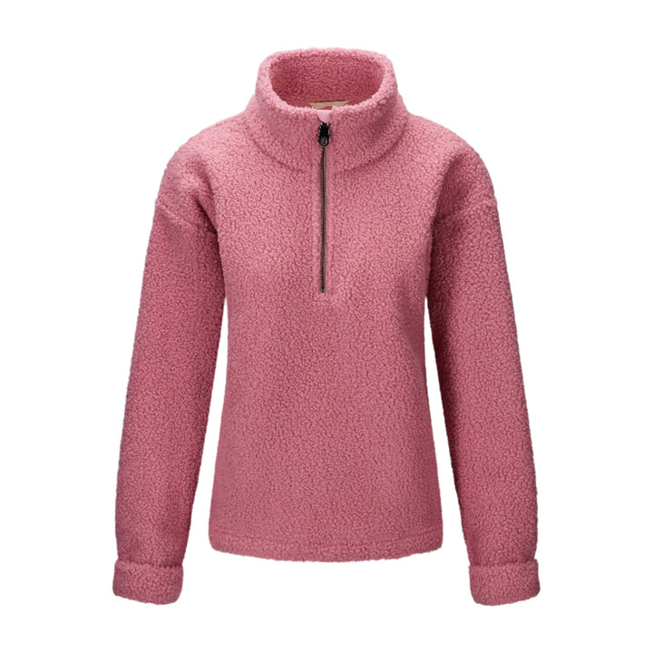Annie Zip Sweater Bright Pink