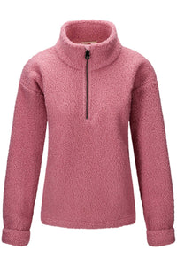 Annie Zip Sweater Bright Pink
