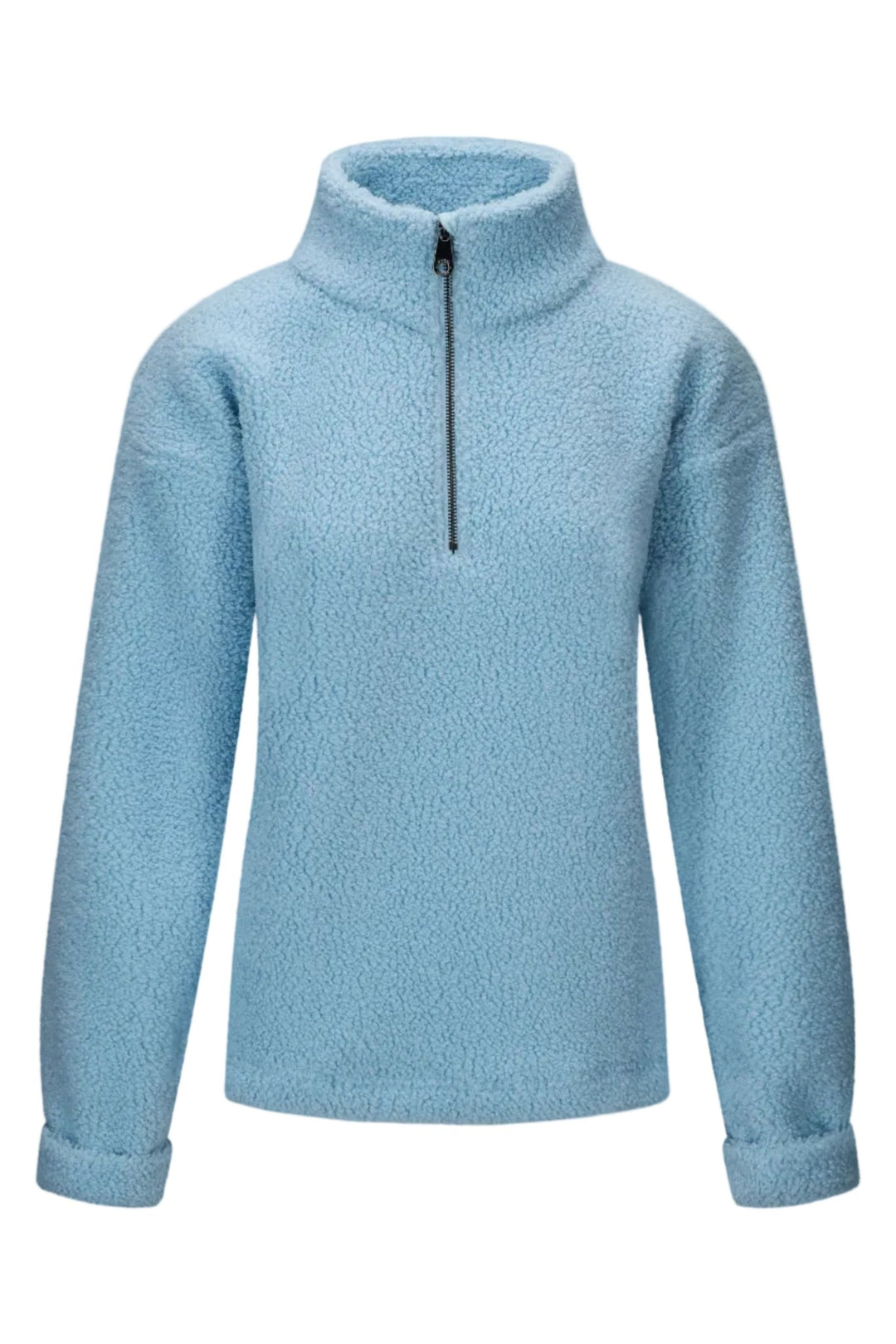 Annie Zip Sweater Light Blue | Genser | Smuk