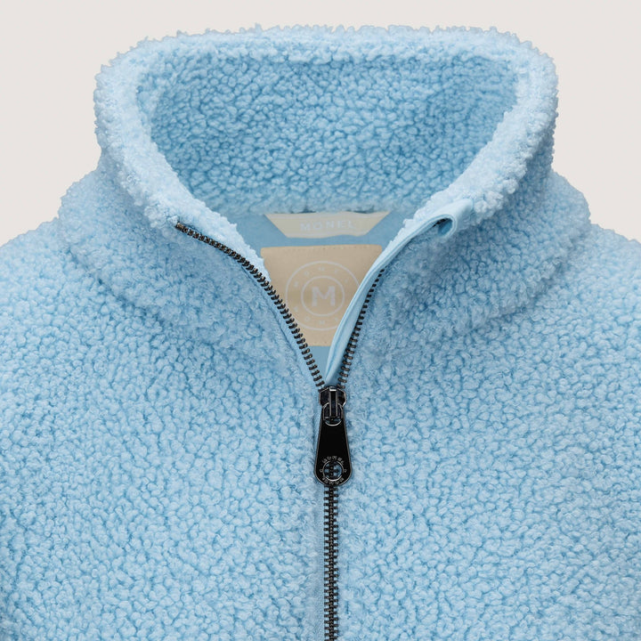 Annie Zip Sweater Light Blue | Genser | Smuk