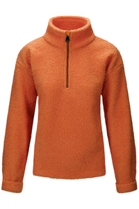 Annie Zip Sweater Orange