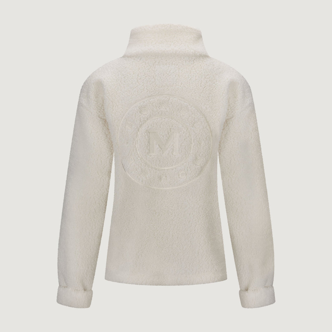 Annie Zip Sweater White | Genser | Smuk - Dameklær på nett