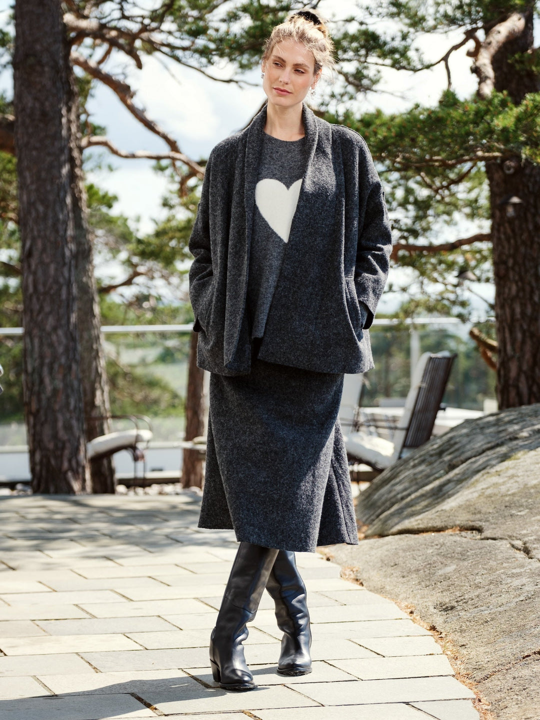 Anny Pullover Anthracite | Genser | Smuk - Dameklær på nett