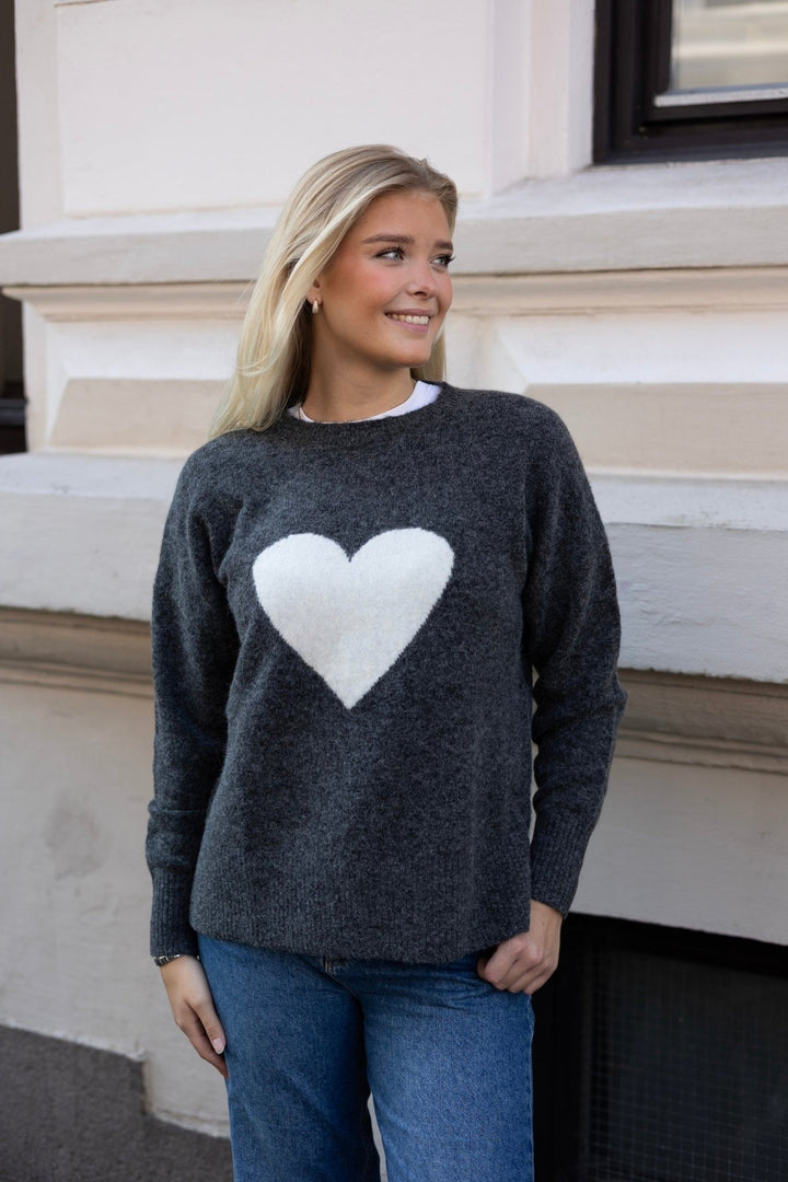 Anny Pullover Anthracite | Genser | Smuk - Dameklær på nett