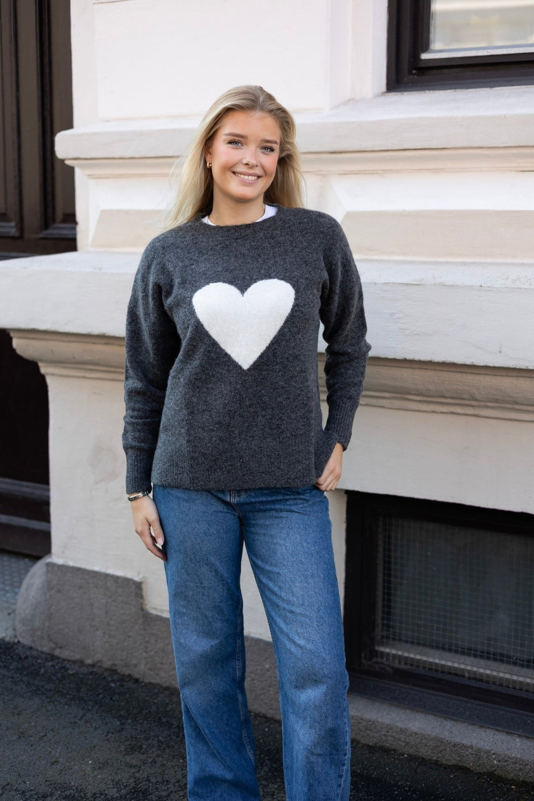 Anny Pullover Anthracite | Genser | Smuk - Dameklær på nett