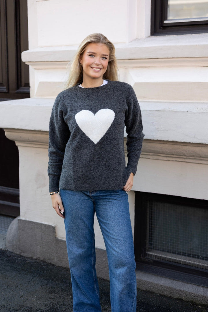 Anny Pullover Anthracite | Genser | Smuk - Dameklær på nett