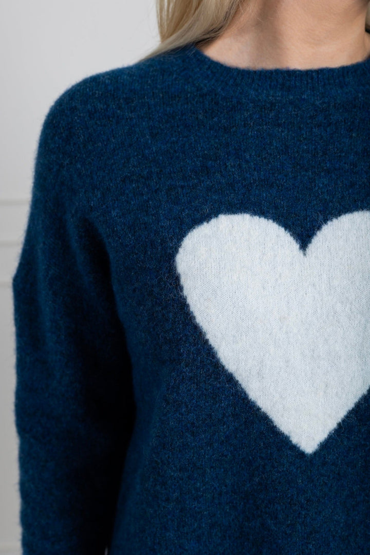 Anny Pullover Midnight Blue | Genser | Smuk - Dameklær på nett