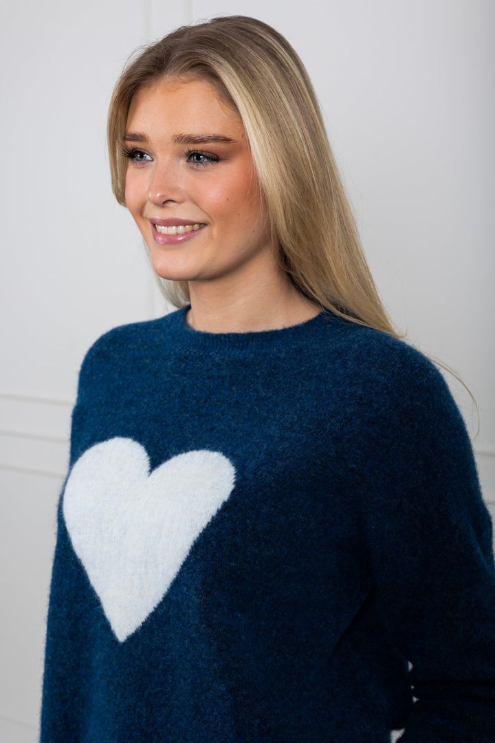 Anny Pullover Midnight Blue | Genser | Smuk - Dameklær på nett
