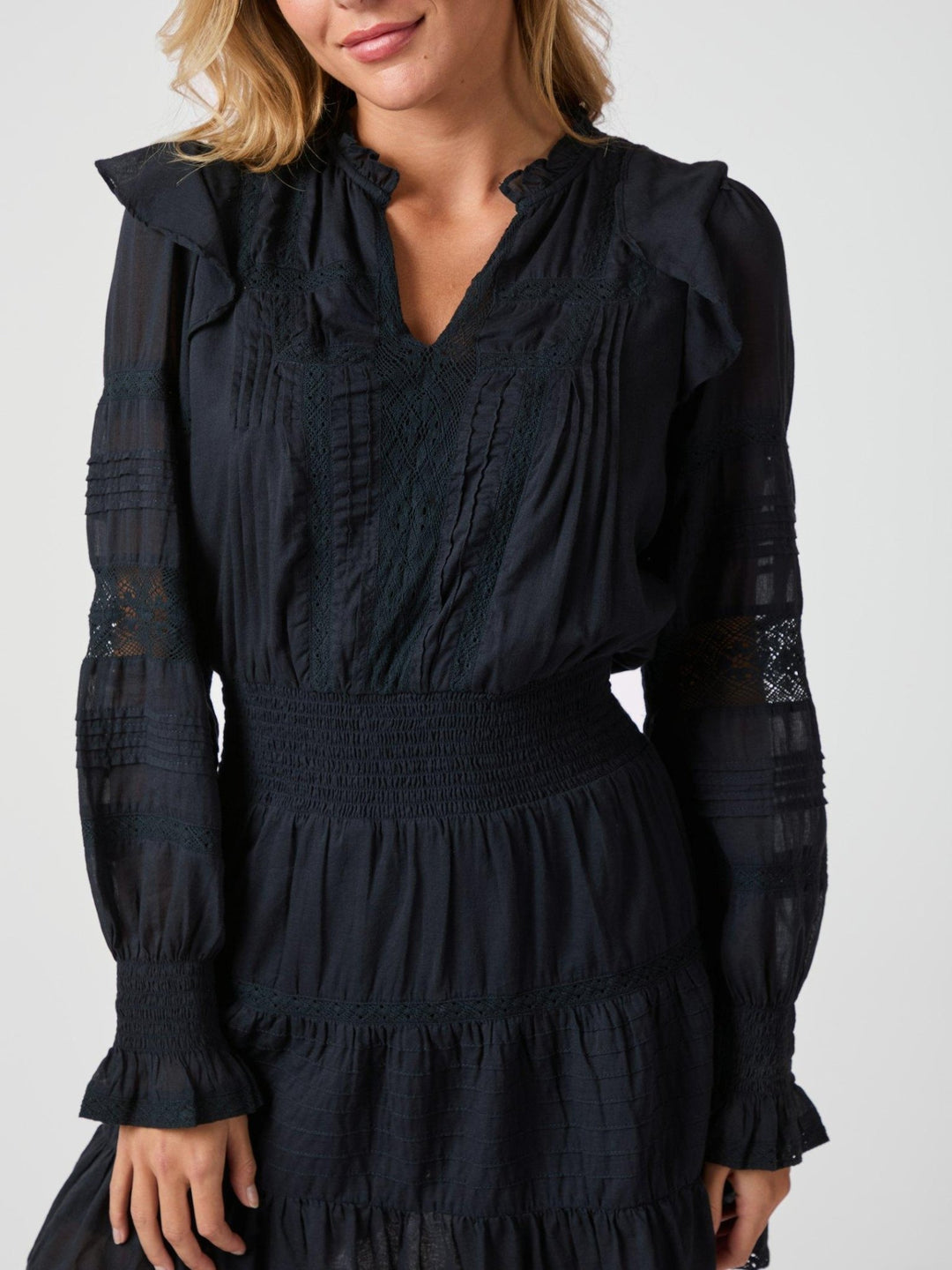 Aran S Voile Dress Navy | Kjoler | Smuk - Dameklær på nett