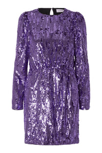 Ari-Colyn Ls Short Sequins Dress Liberty