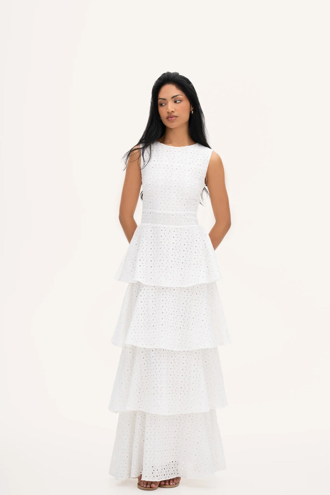 Ariana Maxi Dress White | Kjoler | Smuk