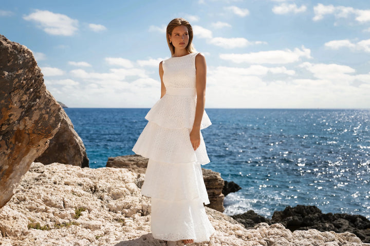Ariana Maxi Dress White | Kjoler | Smuk