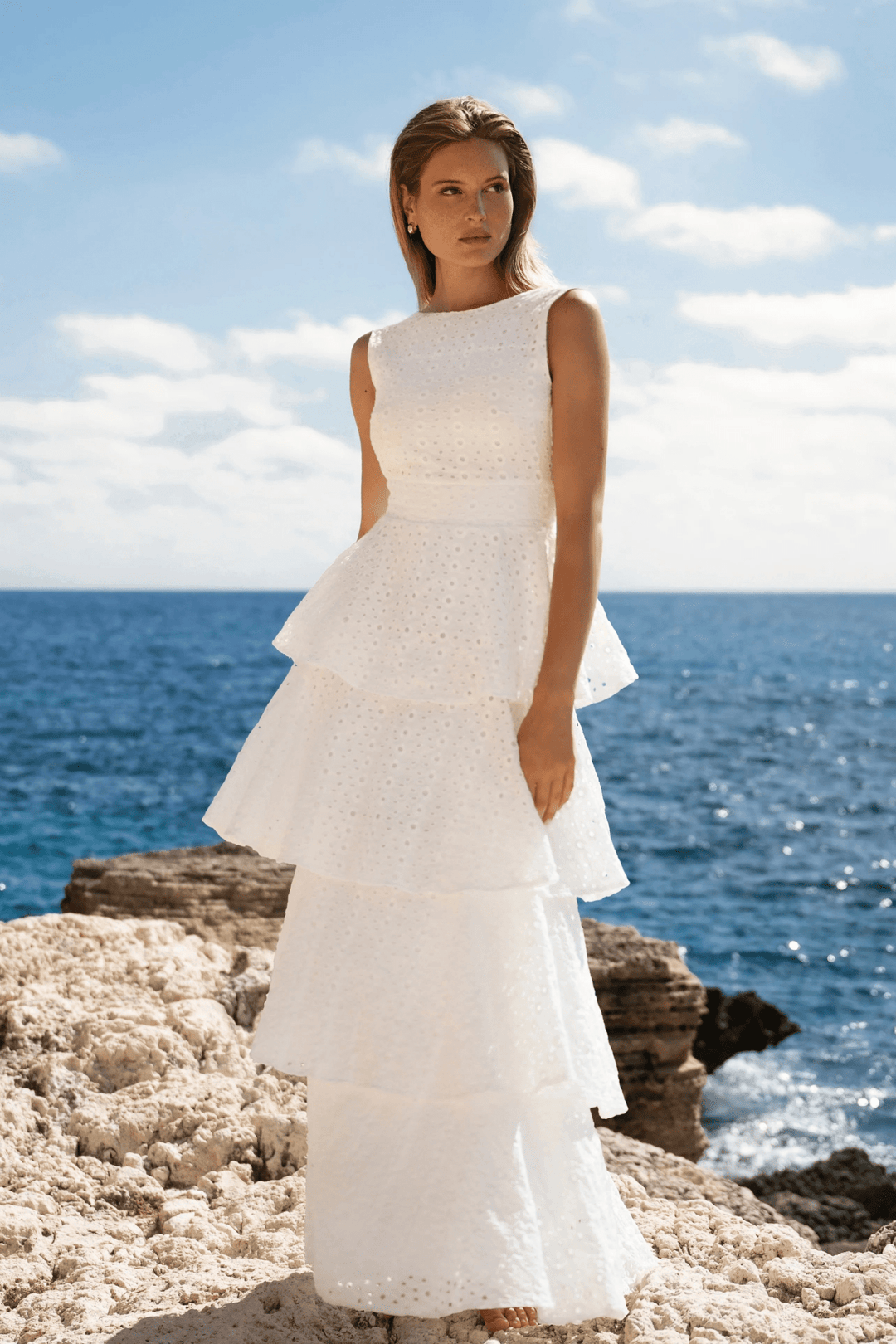 Ariana Maxi Dress White | Kjoler | Smuk