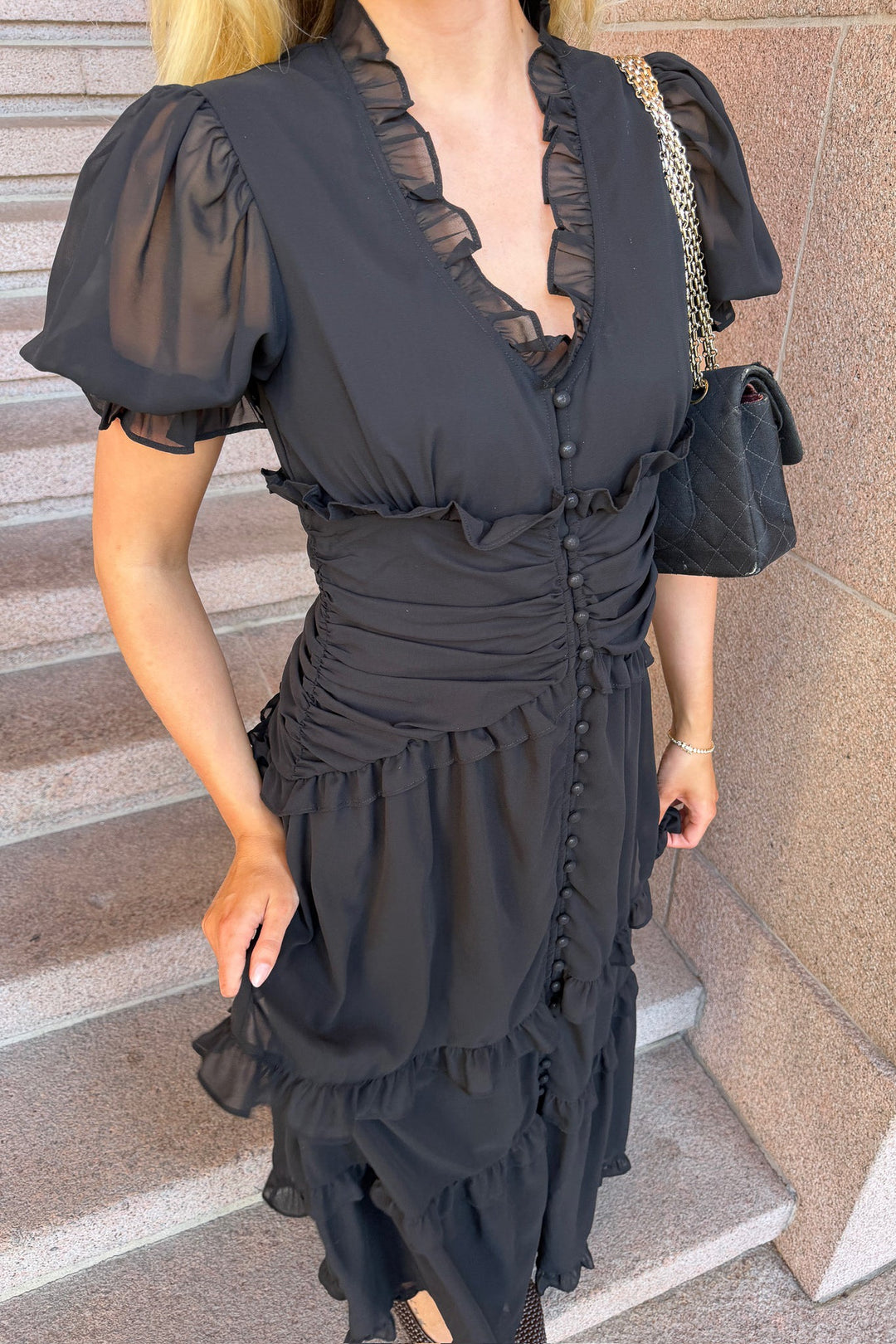 Ariel Long Dress Black | Kjoler | Smuk