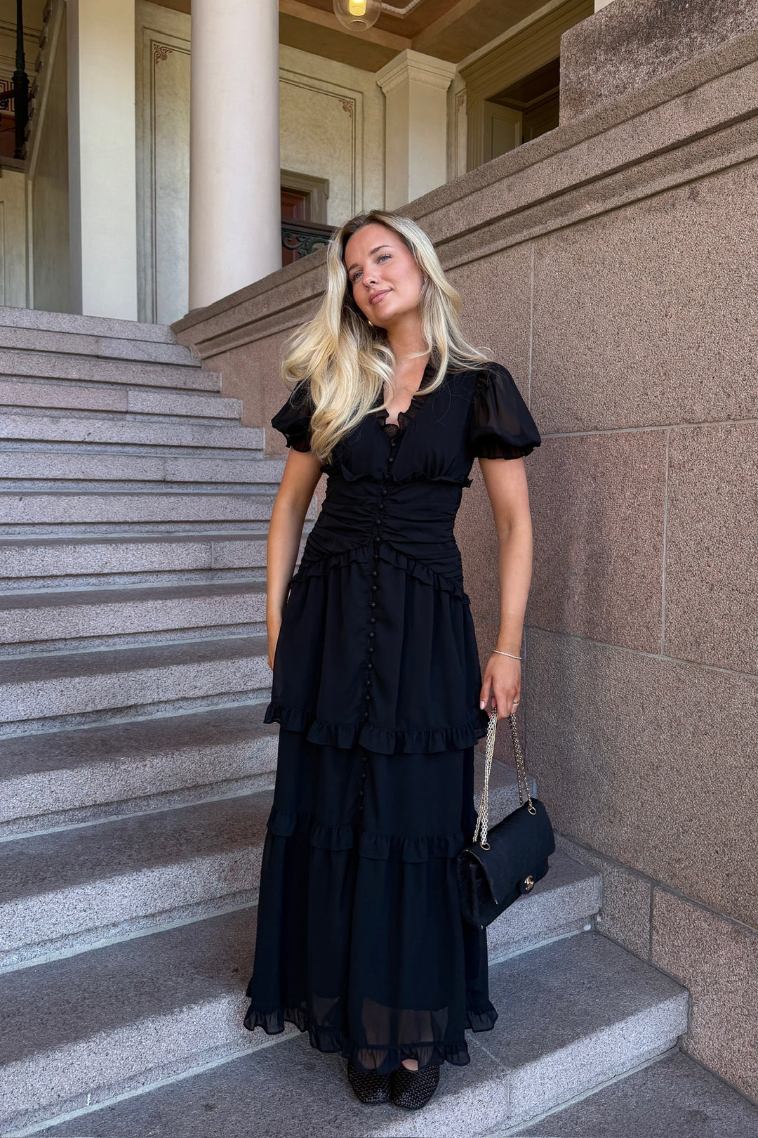 Ariel Long Dress Black | Kjoler | Smuk