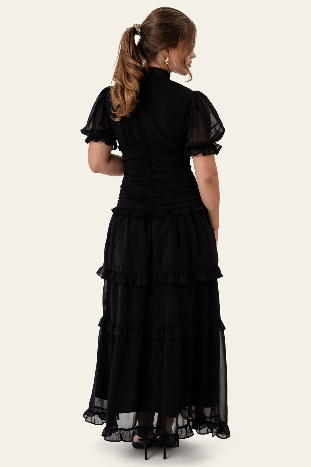 Ariel Long Dress Black | Kjoler | Smuk