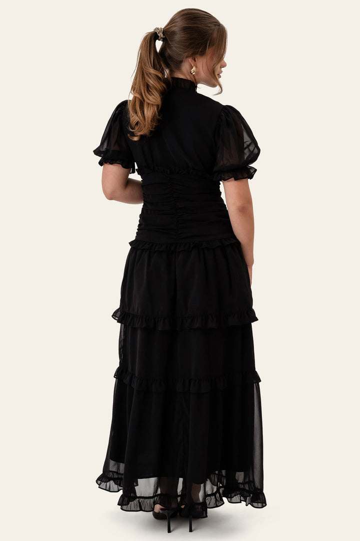 Ariel Long Dress Black | Kjoler | Smuk