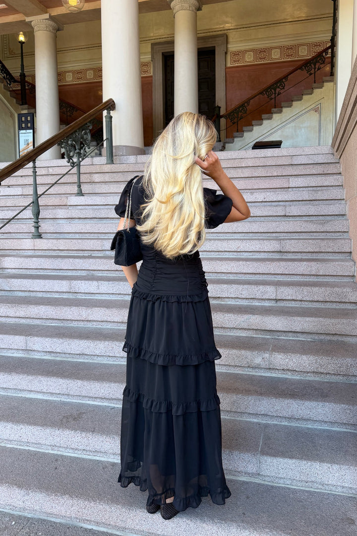 Ariel Long Dress Black | Kjoler | Smuk