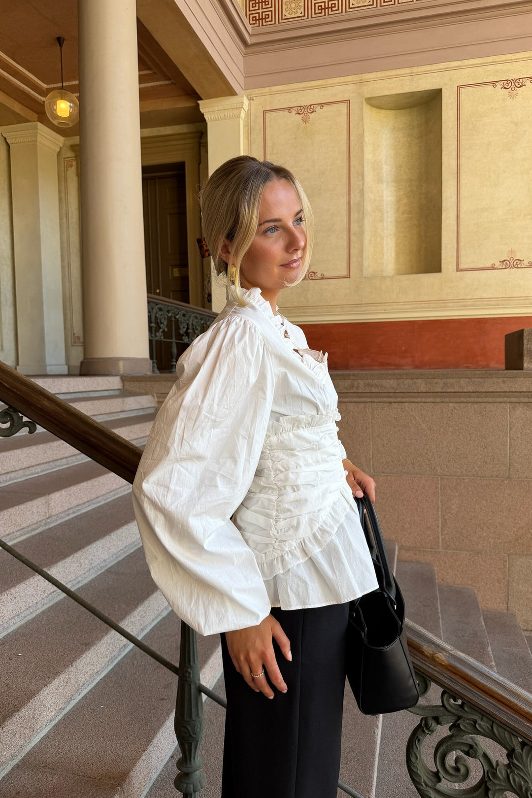 Ariel Ls Blouse White | Skjorter og bluser | Smuk