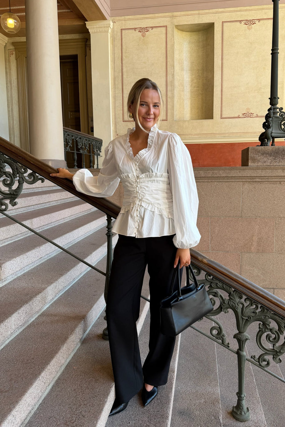 Ariel Ls Blouse White | Skjorter og bluser | Smuk