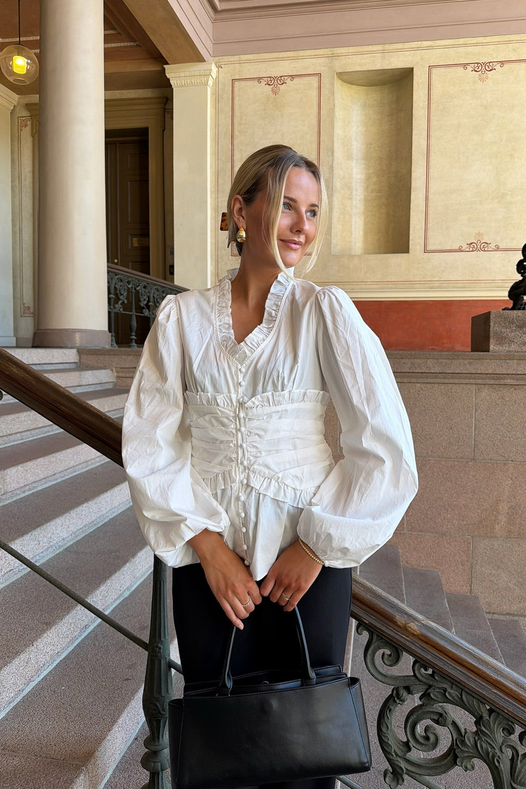 Ariel Ls Blouse White | Skjorter og bluser | Smuk
