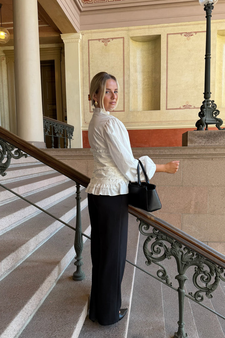 Ariel Ls Blouse White | Skjorter og bluser | Smuk