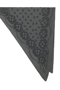 Ariya Paisley Knit Scarf Army