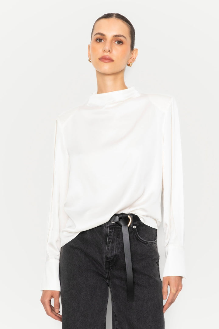 Arlene Blouse Cream | Skjorter og bluser | Smuk - Dameklær på nett