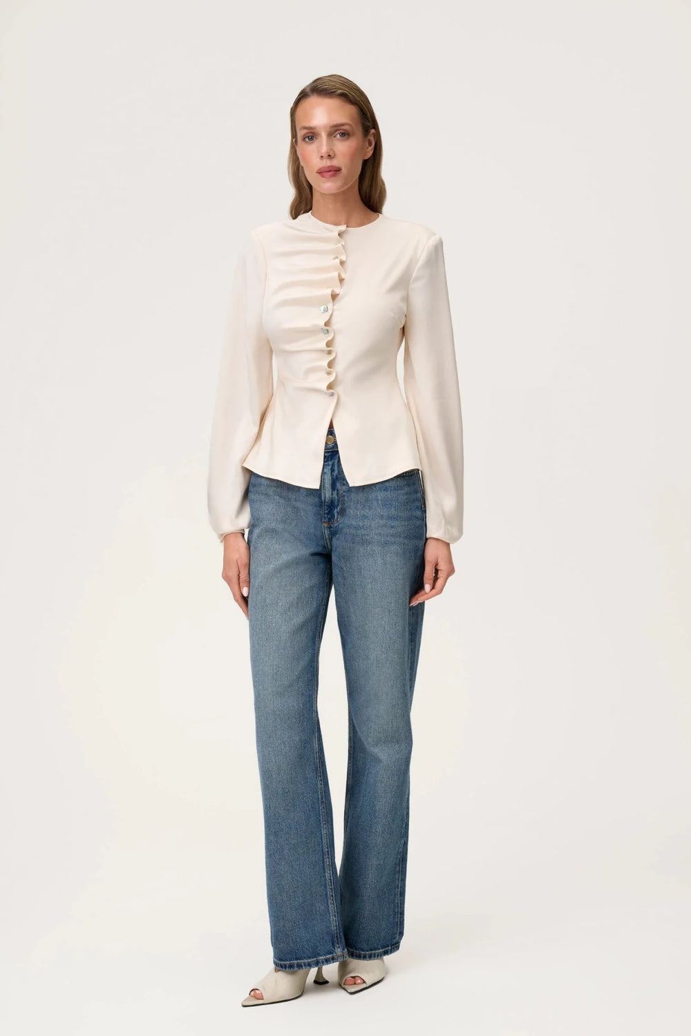 Arolla Blouse Butter Yellow | Skjorter og bluser | Smuk