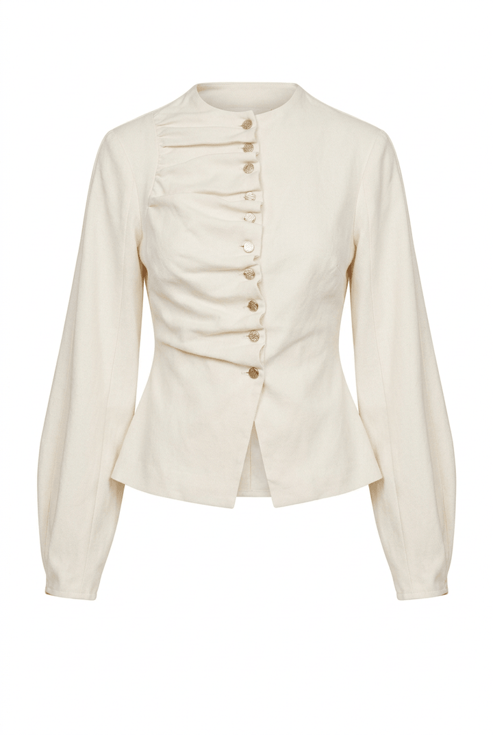 Arolla Blouse Butter Yellow | Skjorter og bluser | Smuk