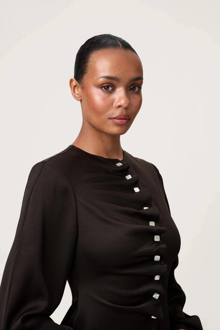 Arolla Blouse Espresso | Skjorter og bluser | Smuk