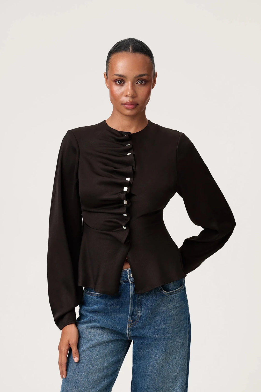 Arolla Blouse Espresso | Skjorter og bluser | Smuk