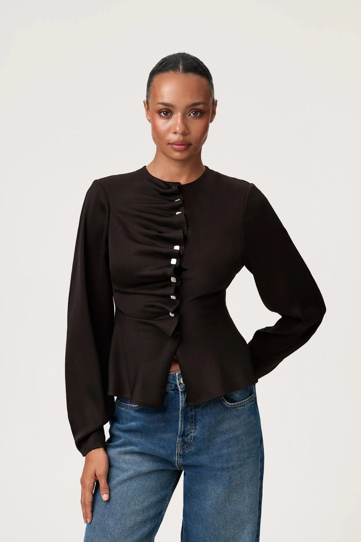 Arolla Blouse Espresso | Skjorter og bluser | Smuk