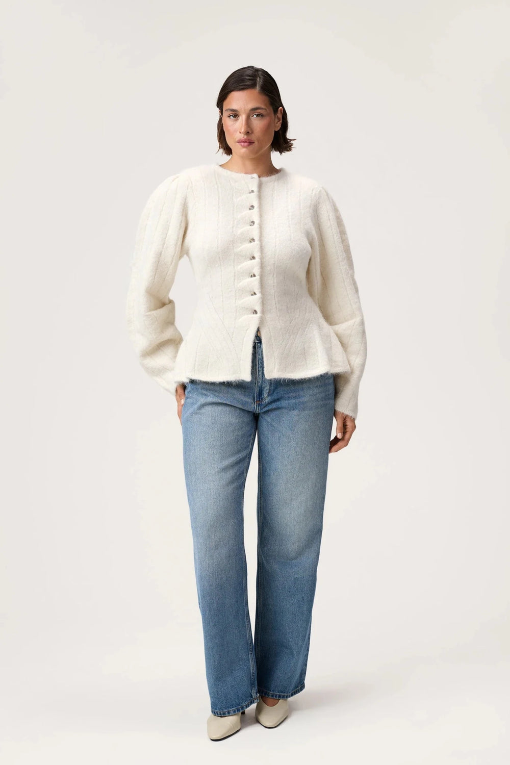 Arolla Cardigan Créme White | Genser | Smuk