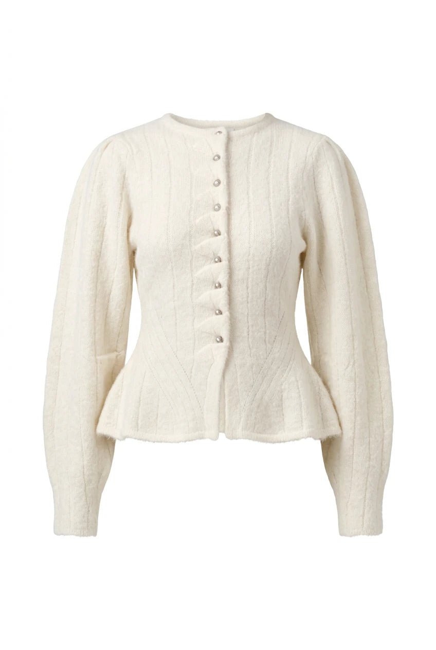 Arolla Cardigan Créme White | Genser | Smuk