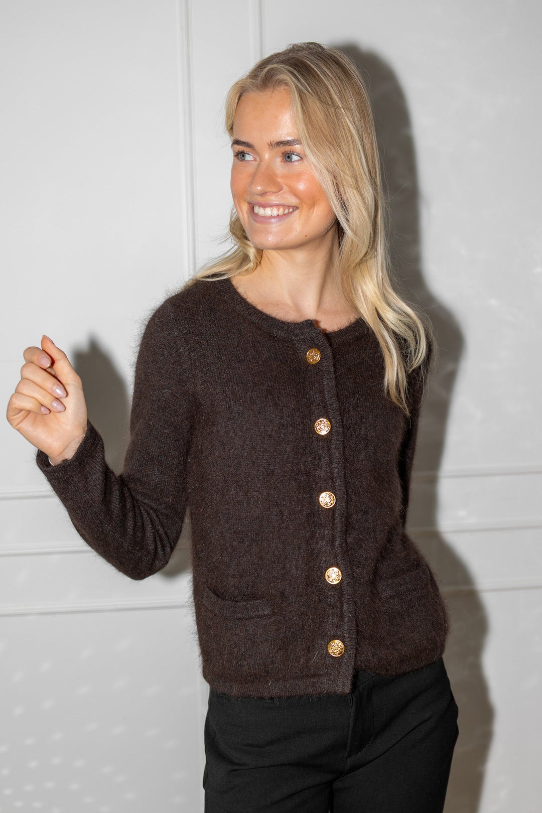 Ashley Cardigan Brown | Genser | Smuk