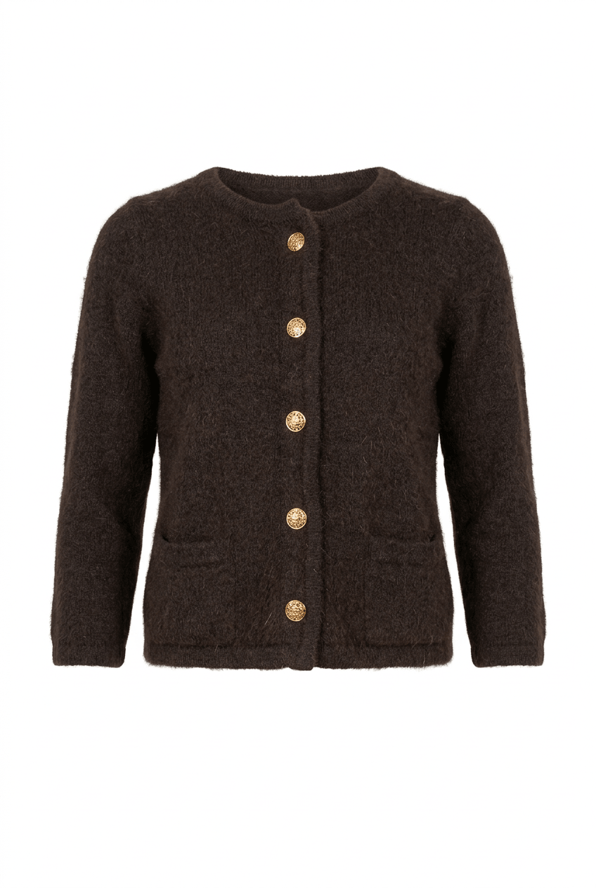 Ashley Cardigan Brown | Genser | Smuk