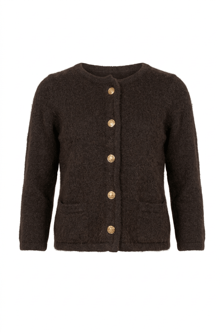Ashley Cardigan Brown | Genser | Smuk