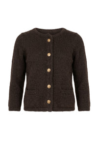 Ashley Cardigan Brown