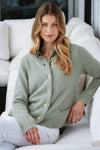 Ashley Cardigan Pale Green