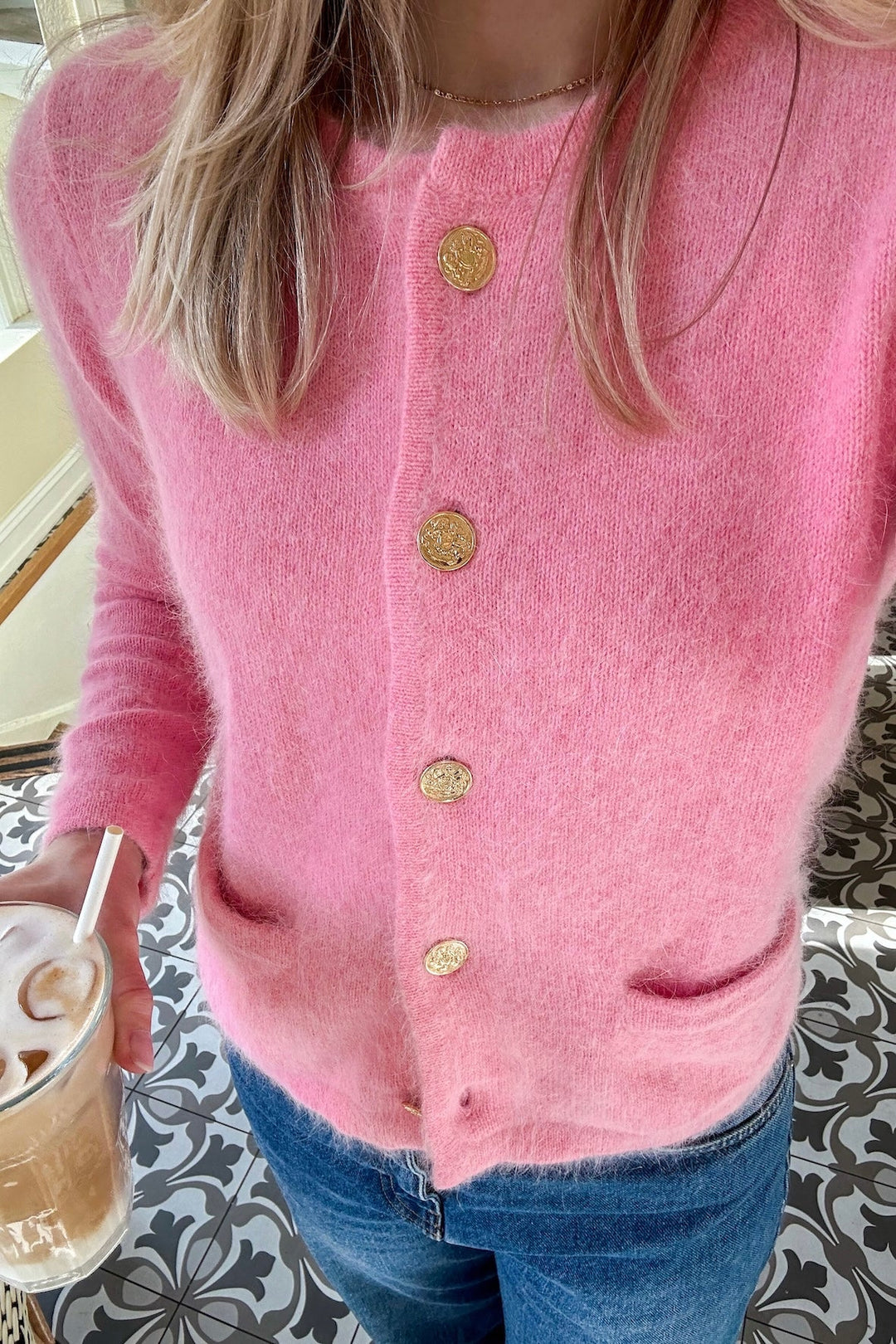 Ashley Cardigan Tropical Pink | Genser | Smuk - Dameklær på nett