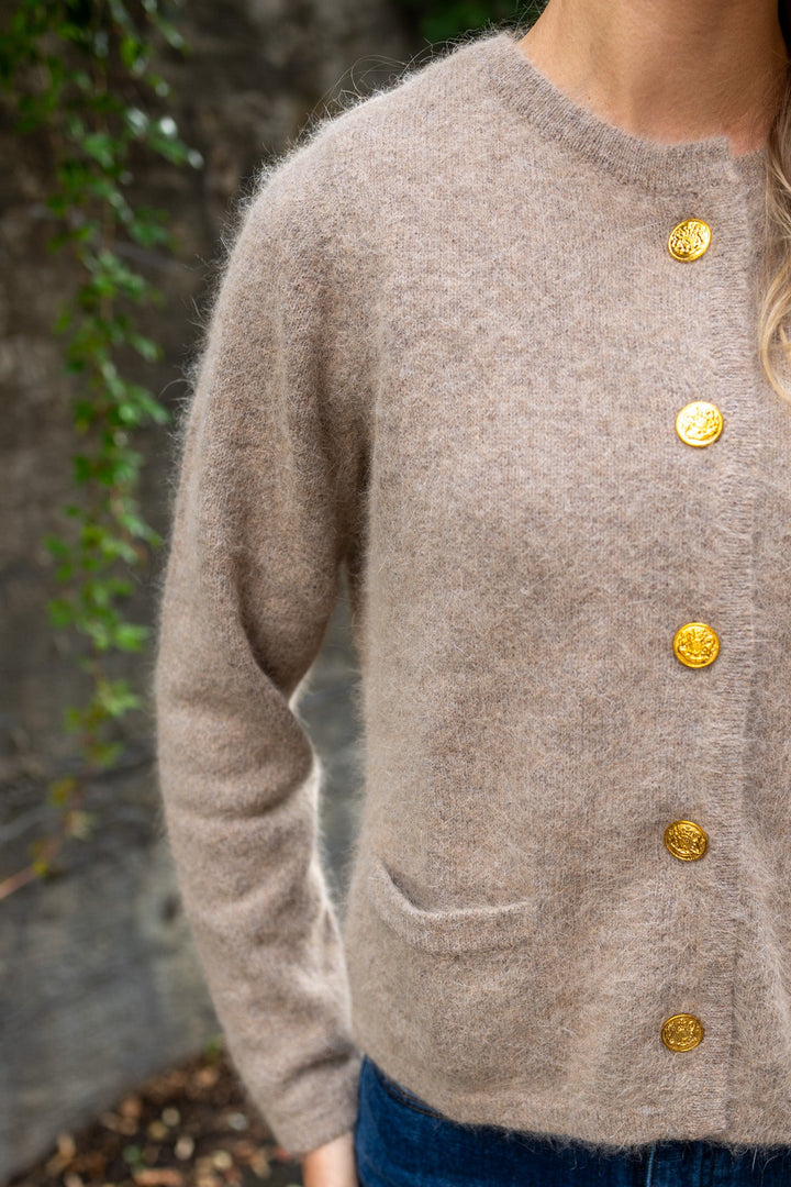 Ashley Cardigan Walnut | Genser | Smuk