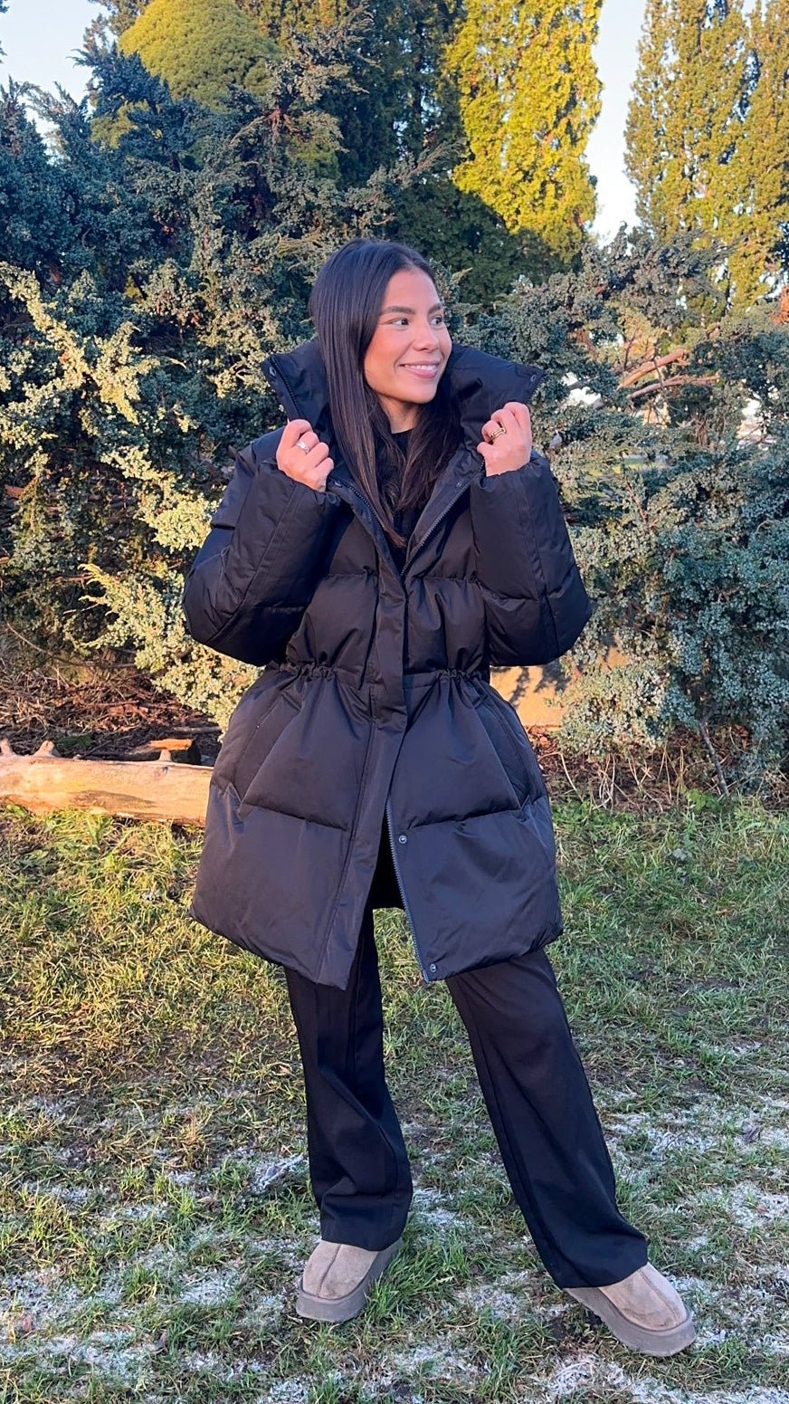 Astana Down Jacket Black | Yttertøy | Smuk