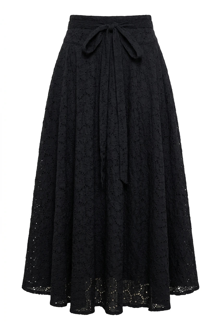 Astrid Skirt Black Lace | Skjørt | Smuk