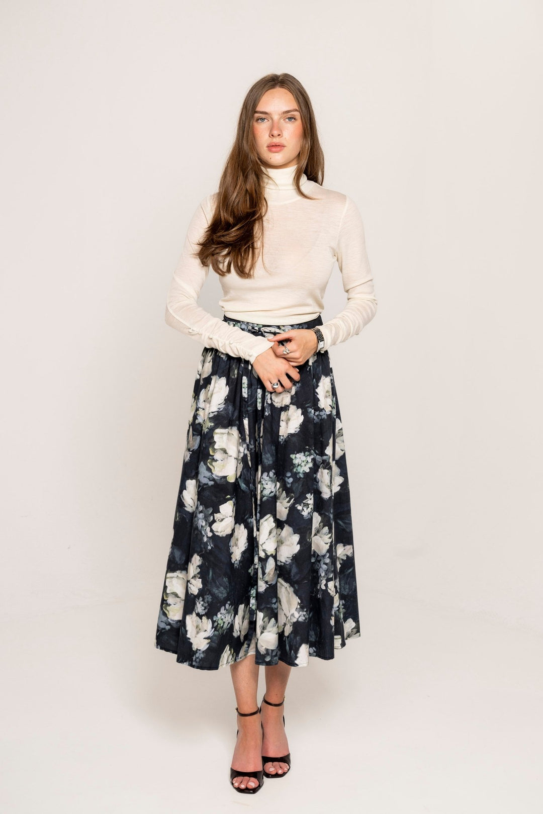 Astrid Skirt Blue Garden | Skjørt | Smuk